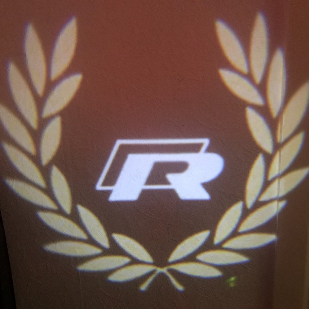 Volkswagen Door lights R Logo Nr. 57 (cantidad 1 = 2 logo films /2 luces de puerta)