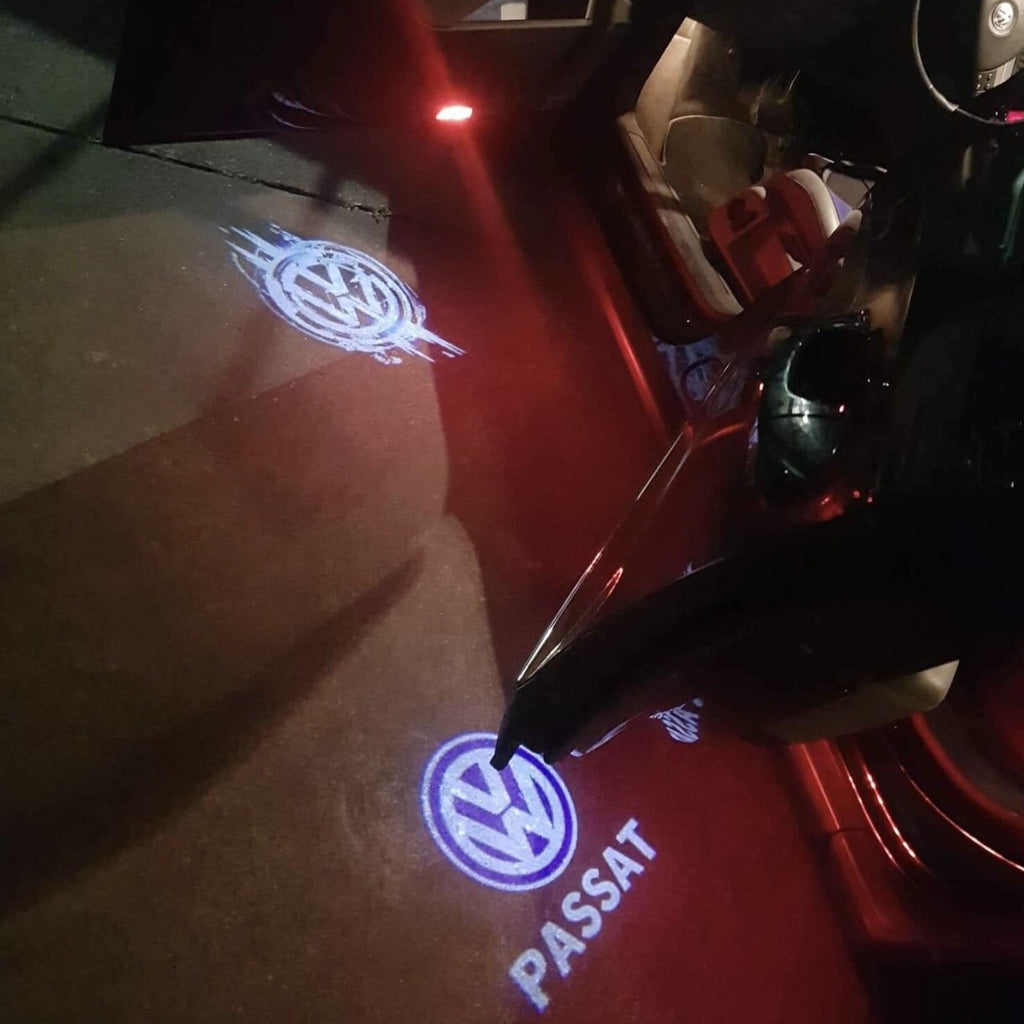 Volkswagen Door lights Logo Nr. 146 (quantità 1 = 2 pellicole logo / 2 luci porta)