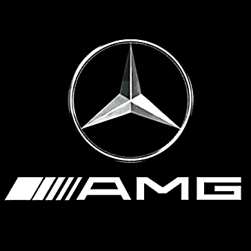 مرسيدس بنز AMG LOGO PROJECTOT أضواء Nr.18 (كمية 1 = 1 مجموعات / 2 أضواء الباب)