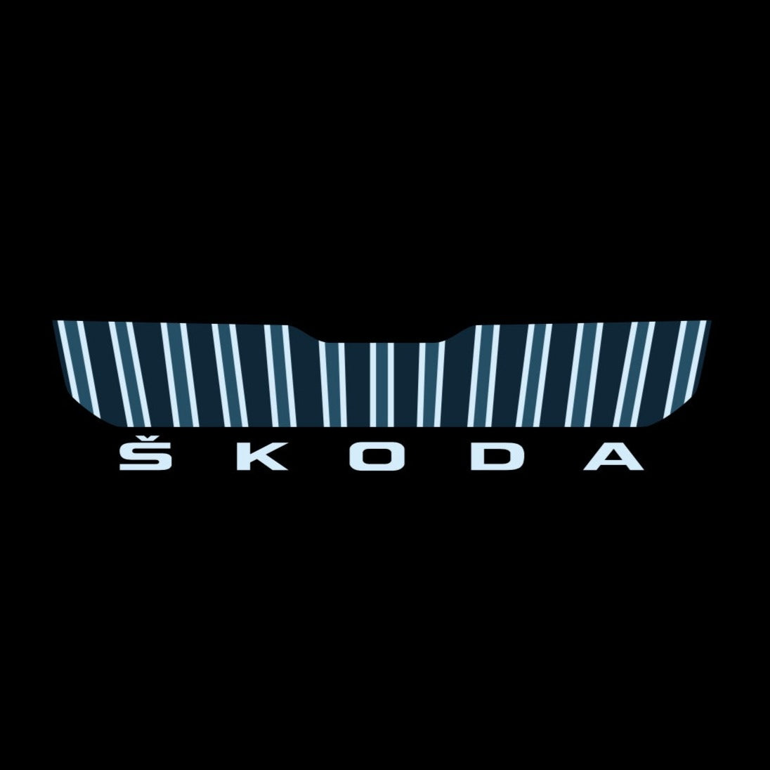 رحلات SKODA LOGO LGOTOT lights Nr.43 (الكمية 1 = 2 Logo Film / 2 oP lights)