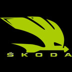 SKODA LOGO PROJEKTOT LIGHTS Nr. 38 (Menge 1 = 2 Logo Film / 2 Türlichter)