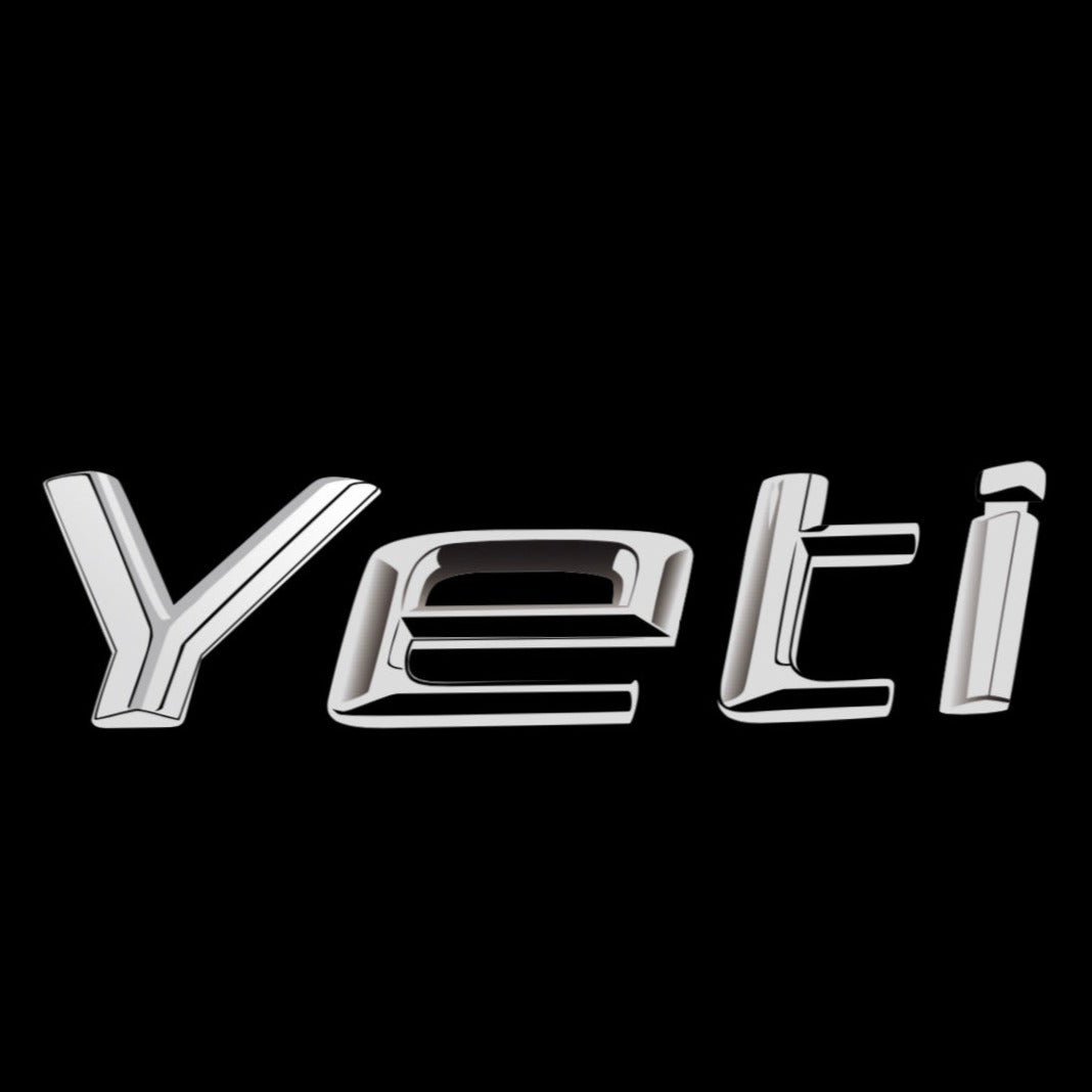 SKODA YETI LOGO PROJECTOT LIGHTS Nr.64 (Menge 1 = 2 Logo Film / 2 Türleuchten)