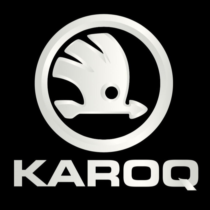 SKODA KAROQ LOGO LIGHTS Nr.50 (quantité 1 = 2 Logo Film / 2 feux de porte)