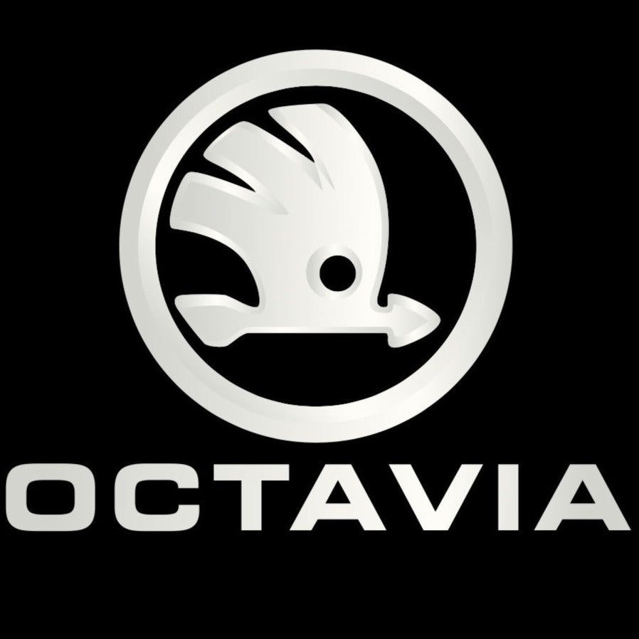 SKODA اوكتافيا LOGO PROJECTOT أضواء Nr.49 (كمية 1 = 2 شعار فيلم / 2 أضواء الباب)