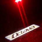 LUCES DE PROYECTOR CON LOGO SKODA Nr.66 (cantidad 1 = 2 Película de Logotipo / 2 Luces de puerta)