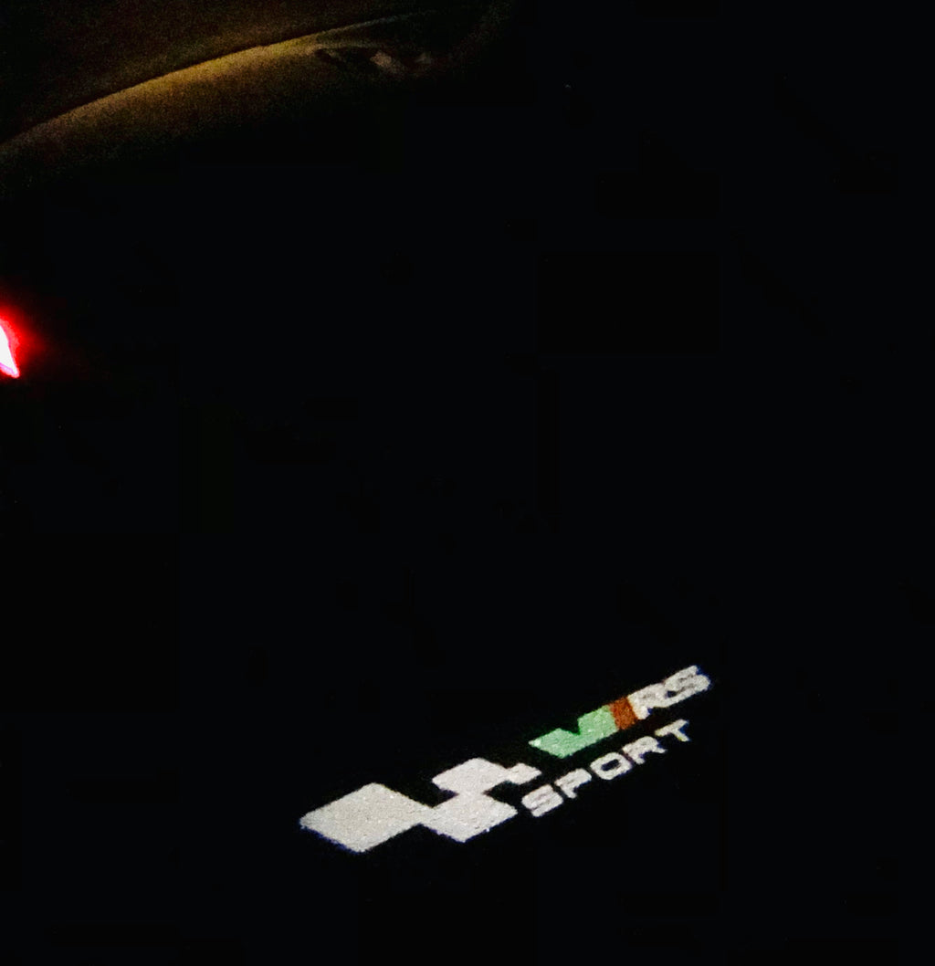 SKODA VRS LOGO LIGHTS Nr.22 (quantité 1 = 2 Logo Film / 2 feux de porte)