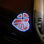 Alfa Romeo LOGO PROJECTOT LIGHTS Nr.19 (quantità 1 = 2 Logo Film / 2 luci porta)