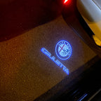 Alfa Romeo Giulietta LOGO PROJECTOT LIGHTS Nr.86 (quantity  1 =  2 Logo Film /  2 door lights)
