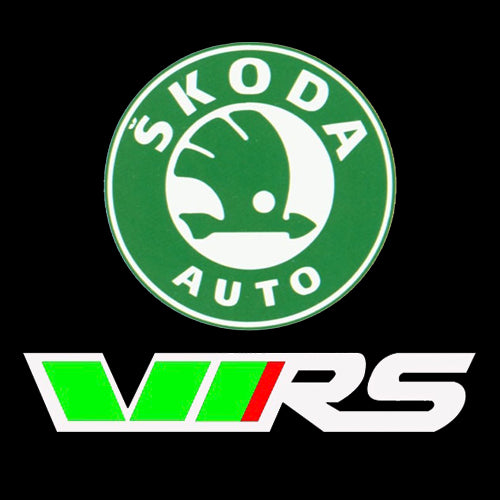 SKODA VRS LOGO LIGHTS Nr.21(Menge 1 = 2 Logo Film / 2 Türlichter)