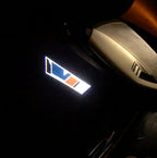 SKODA VRS LOGO PROJECTOT LIGHTS Nr.32 (Anzahl 1 = 2 Logo Film/2 Türleuchten)