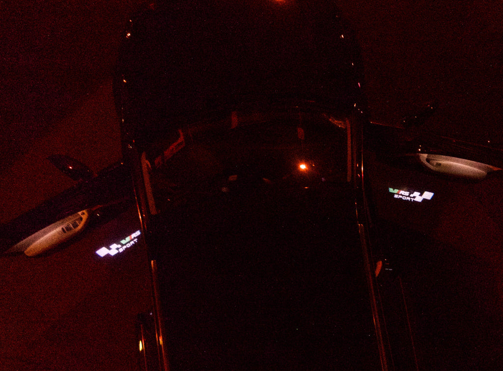 SKODA VRS LOGO LIGHTS Nr.22 (quantité 1 = 2 Logo Film / 2 feux de porte)
