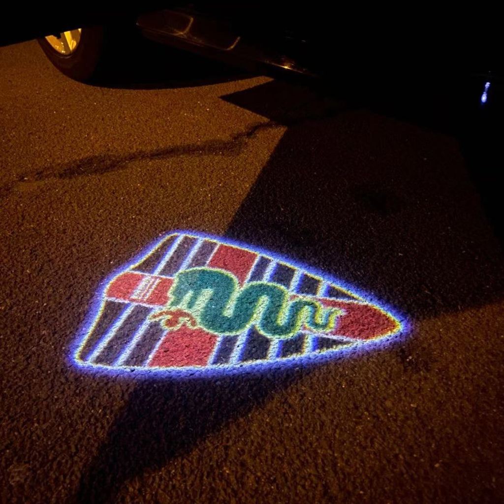 Alfa Romeo LOGO PROJECTOT LIGHTS Nr.45 (Menge 1 = 2 Logo Film / 2 Türleuchten)