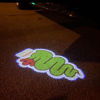 Alfa Romeo Biscione snake LOGO PROJECTOR LIGHTS Nr.42 (quantité 1 = 2 Logo Film / 2 portes lumières)