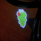 Alfa Romeo Biscione snake LOGO PROJECTOR LIGHTS Nr.42 (quantité 1 = 2 Logo Film / 2 portes lumières)