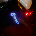 Alfa Romeo Sport LOGO PROJECTOT LIGHTS Nr.74 (quantità 1 = 2 Logo Film / 2 luci porta)