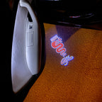 Alfa Romeo Biscione Schlange LOGO PROJECTOR LIGHTS Nr.66 (Menge 1 = 2 Logo Film / 2 Türlichter)
