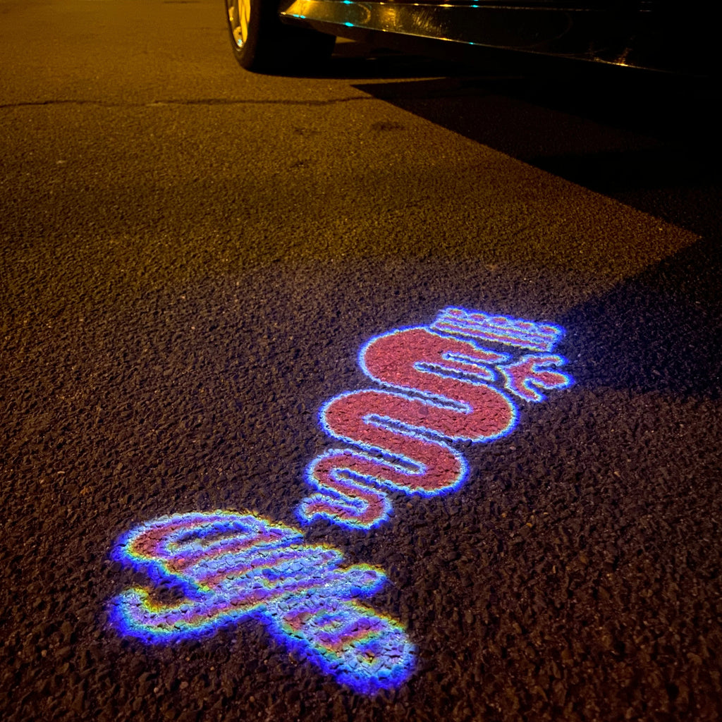 Alfa Romeo Biscione Schlange LOGO PROJECTOR LIGHTS Nr.66 (Menge 1 = 2 Logo Film / 2 Türlichter)