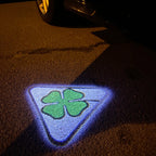 Alfa Romeo Quadrifoglio Verde LOGO PROJECTOT LIGHTS No.29 (cantidad 1 = 2 Logo Film / 2 por luces)