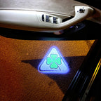 Alfa Romeo Quadrifoglio Verde LOGO PROJECTOT LIGHTS No.29 (cantidad 1 = 2 Logo Film / 2 por luces)