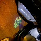 Alfa Romeo Biscione Schlange LOGO PROJECTOT LIGHTS Nr.41 (Menge 1 = 2 Logo Film / 2 Türleuchten)