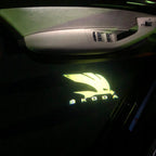 SKODA LOGO PROJEKTOT LIGHTS Nr. 38 (Menge 1 = 2 Logo Film / 2 Türlichter)