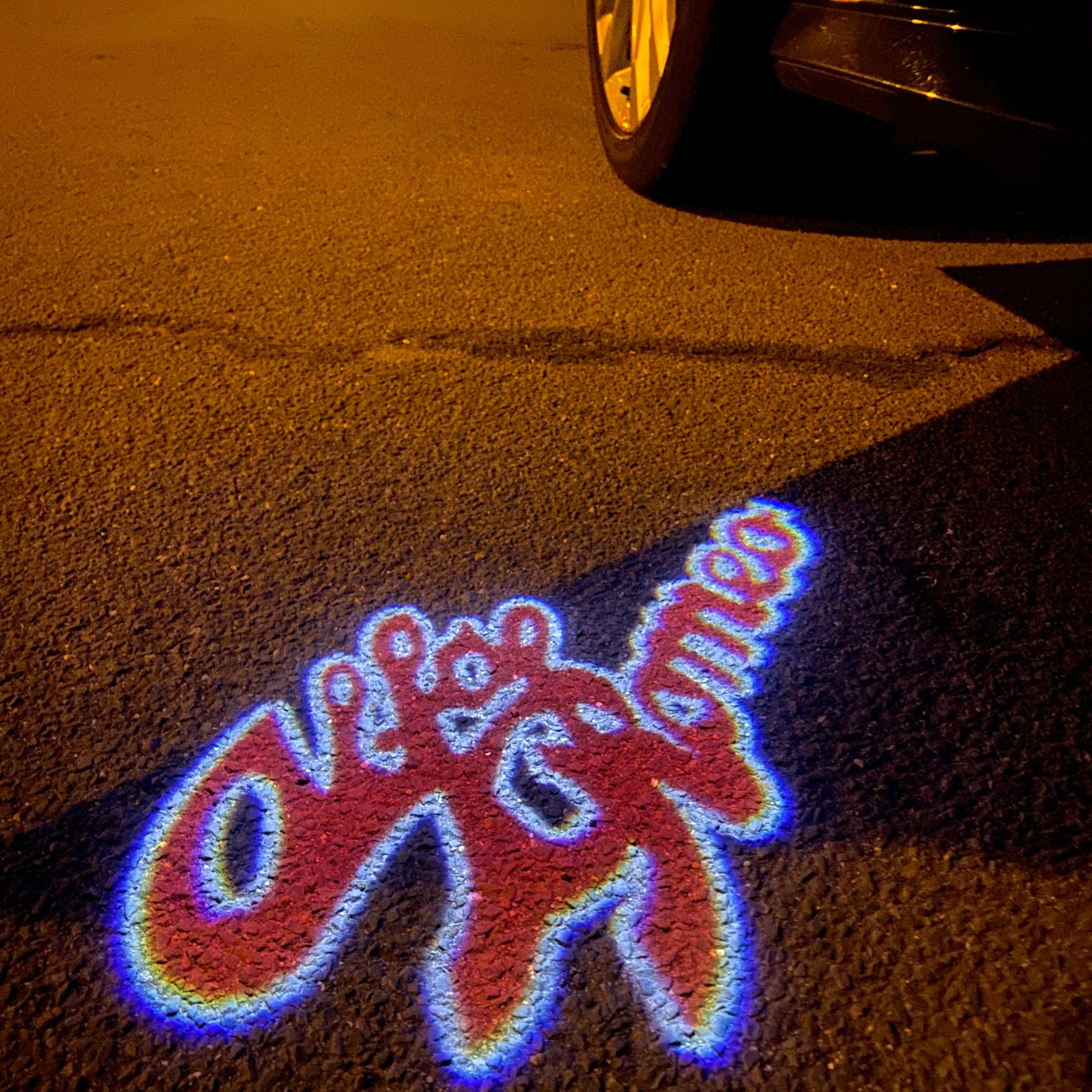 Alfa Romeo LOGO PROJECTOT LIGHTS Nr.35 (quantità 1 = 2 Logo Film / 2 luci porta)