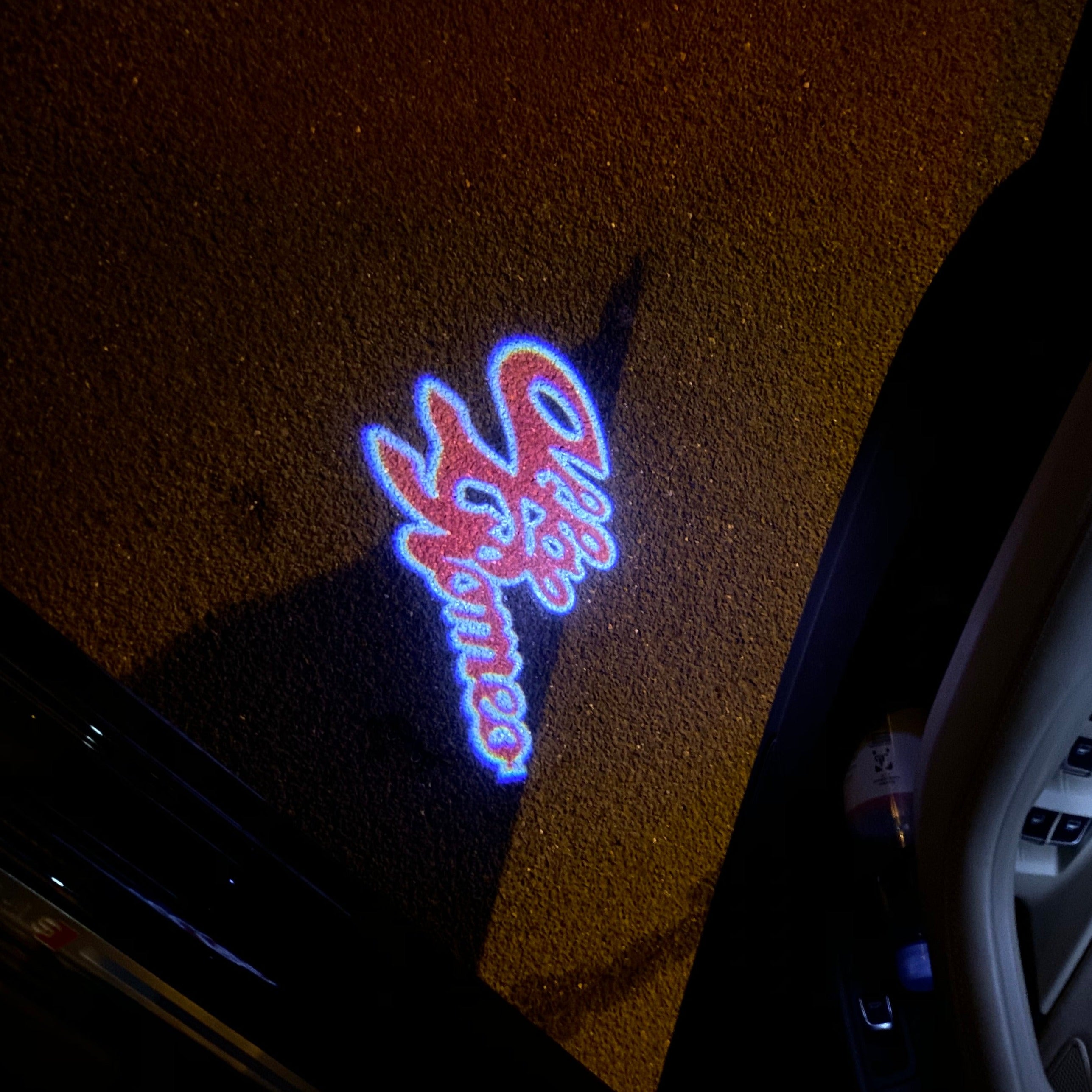 Alfa Romeo LOGO PROJECTOT LIGHTS Nr.35 (quantità 1 = 2 Logo Film / 2 luci porta)