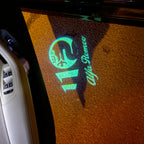 Alfa Romeo Bscione snake LOGO PROJECTOT LIGHTS Nr.25 (quantity  1 =  2 Logo Film /  2 door lights)