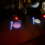 Alfa Romeo LOGO PROJECTOT LIGHTS Nr.11 (quantità 1 = 2 Logo Film / 2 luci porta)