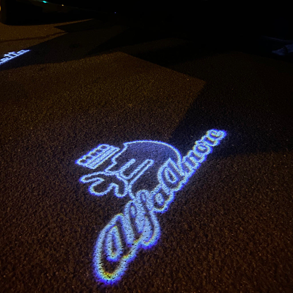 Alfa Romeo LOGO PROJECTOR LIGHTS Nr.21 (Menge 1 = 2 Logo Film / 2 Türlichter)