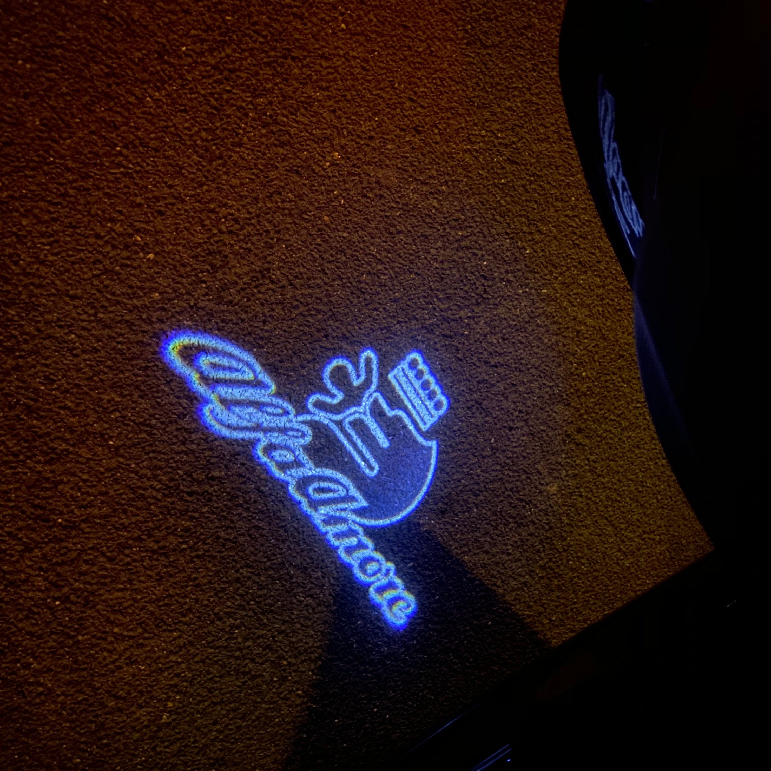 Alfa Romeo LOGO PROJECTOT LIGHTS Nr.21 (quantità 1 = 2 Logo Film / 2 luci porta)