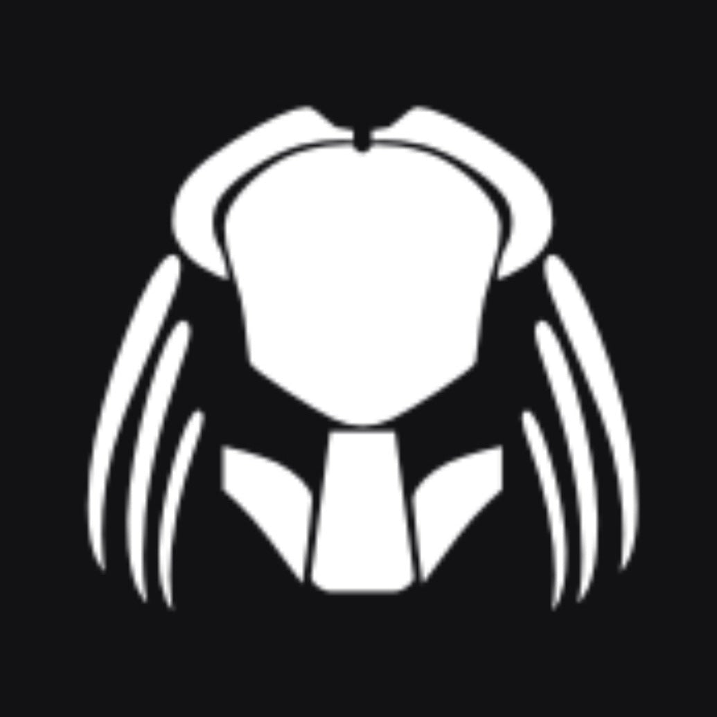 Predator Logo Nr.201 (quantity 1 = 2 Logo Films /2 door lights）Movie Series Logo