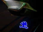 SKODA LOGO PROJECTOT LIGHTS Nr.16 (quantité 1 = 2 Logo Film / 2 feux de porte)