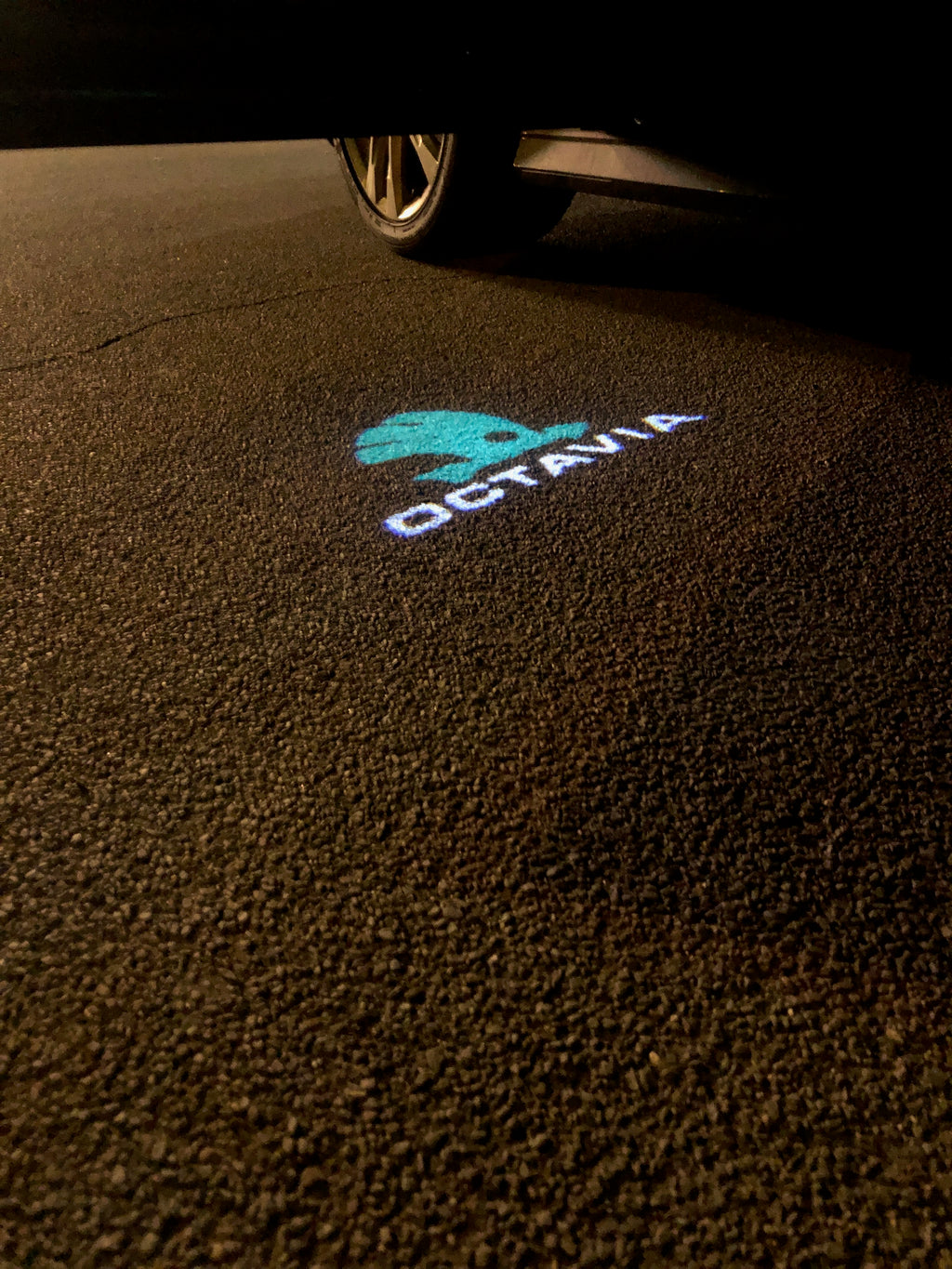 SKODA LOGO PROJECTOT أضواء Nr.78 (كمية 1 = 2 شعار فيلم / 2 أضواء الباب)