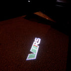 LUCI PROIETTORI CON LOGO SKODA VRS OCTAVIA Nr.18 (quantità 1 = 2 Logo Film / 2 luci porta)