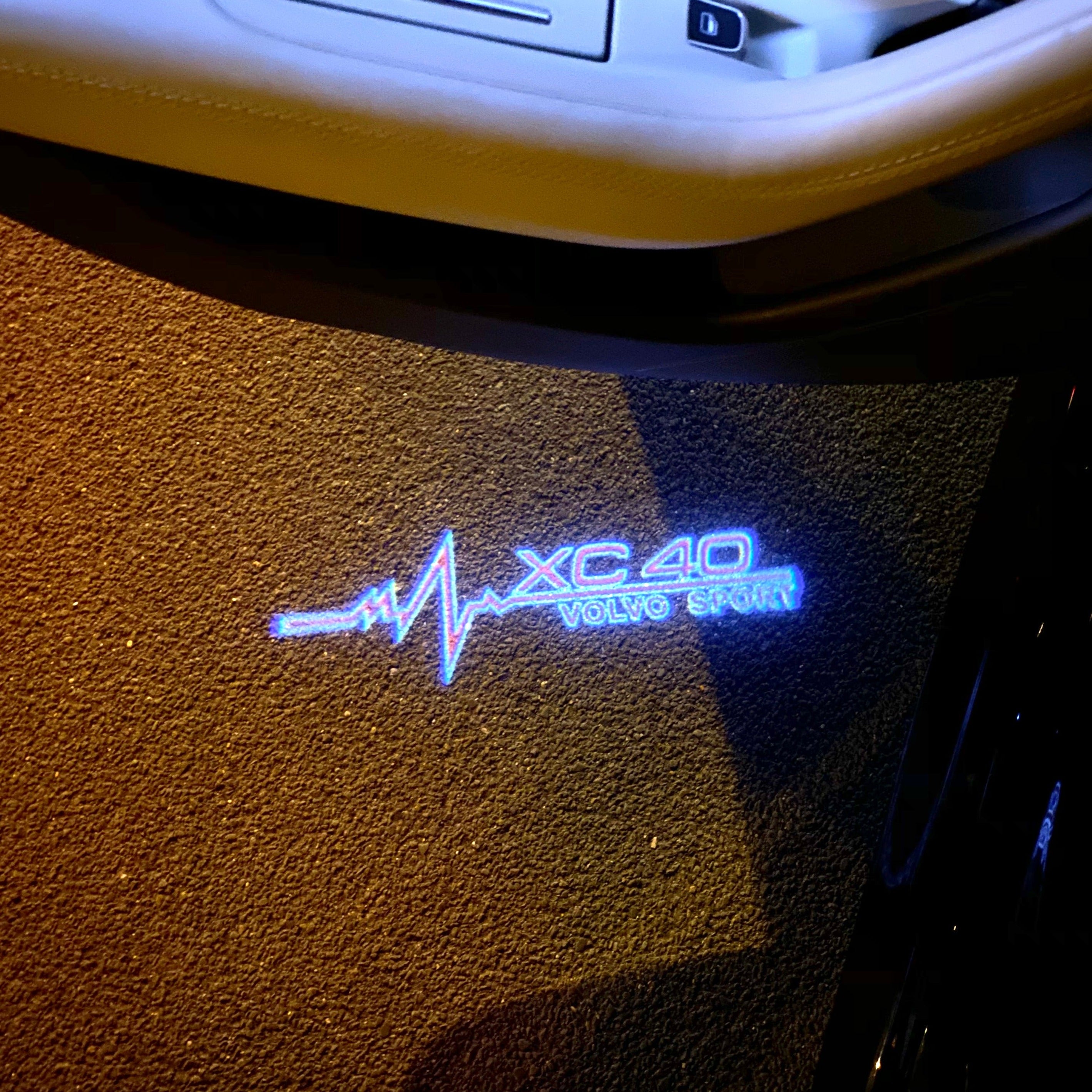 XC 40 LOGO PROJECROTR أضواء Nr.35 (الكمية 1 = 2 شعار فيلم / 2 أضواء الباب)