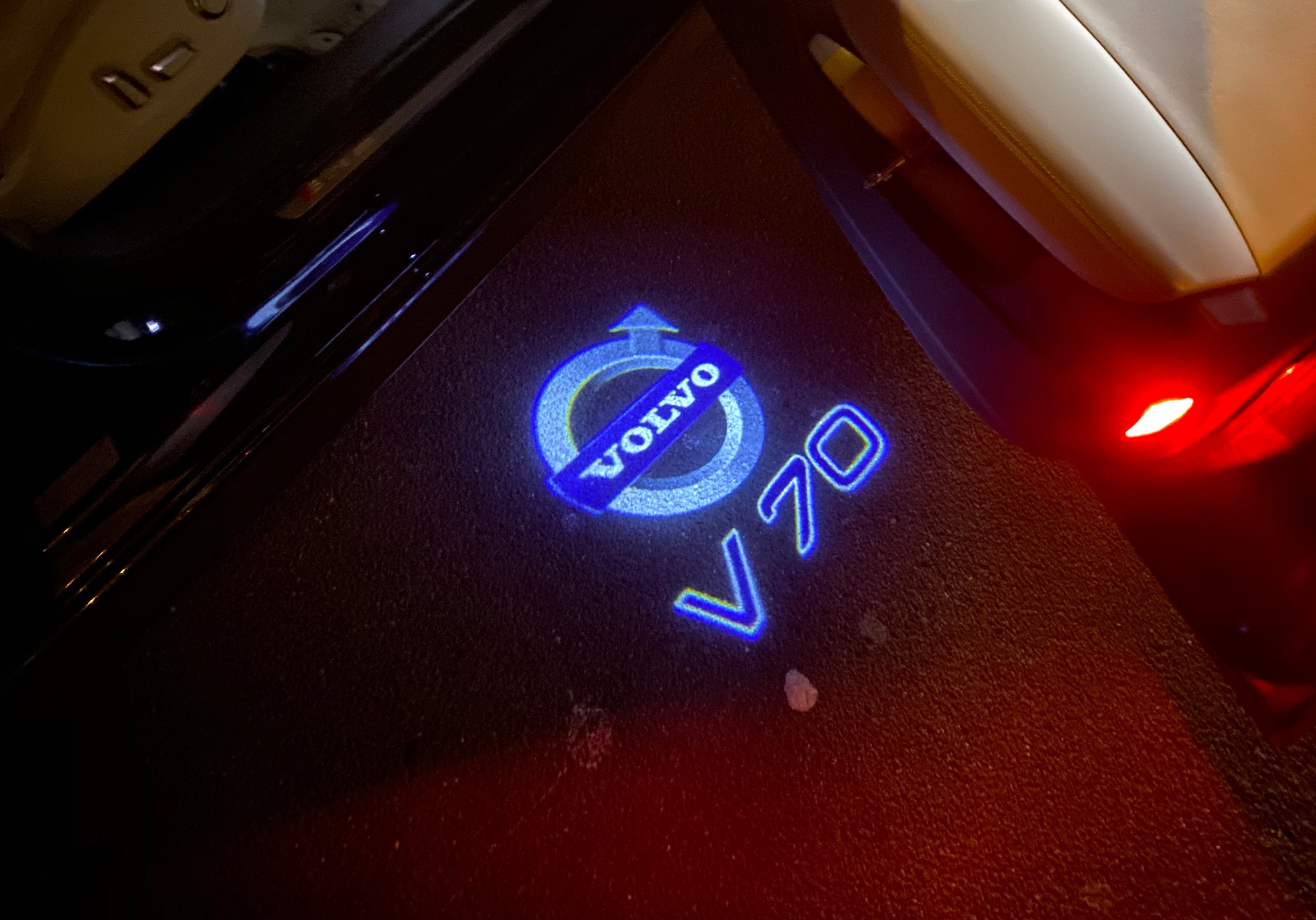 V 70 LOGO PROJECROTR LIGHTS Nr.25 (Menge 1 = 2 Logo Film / 2 Türleuchten)