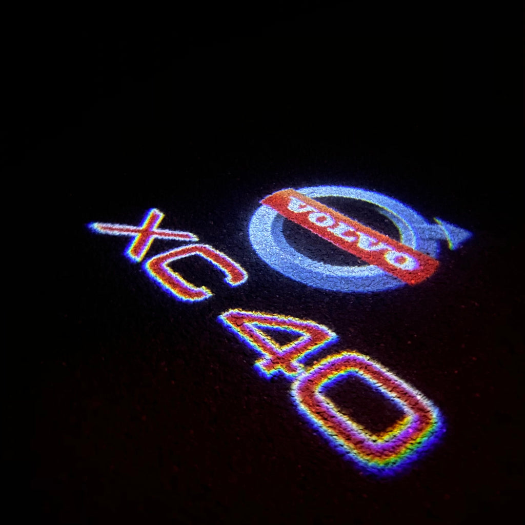 LOGOTIPO XC 40 LOGO PROJECROTR LIGHTS Nr.32 (cantidad 1 = 2 logo película / 2 luces de puerta)