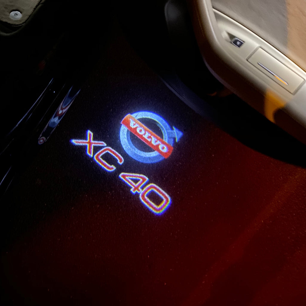 LOGOTIPO XC 40 LOGO PROJECROTR LIGHTS Nr.32 (cantidad 1 = 2 logo película / 2 luces de puerta)