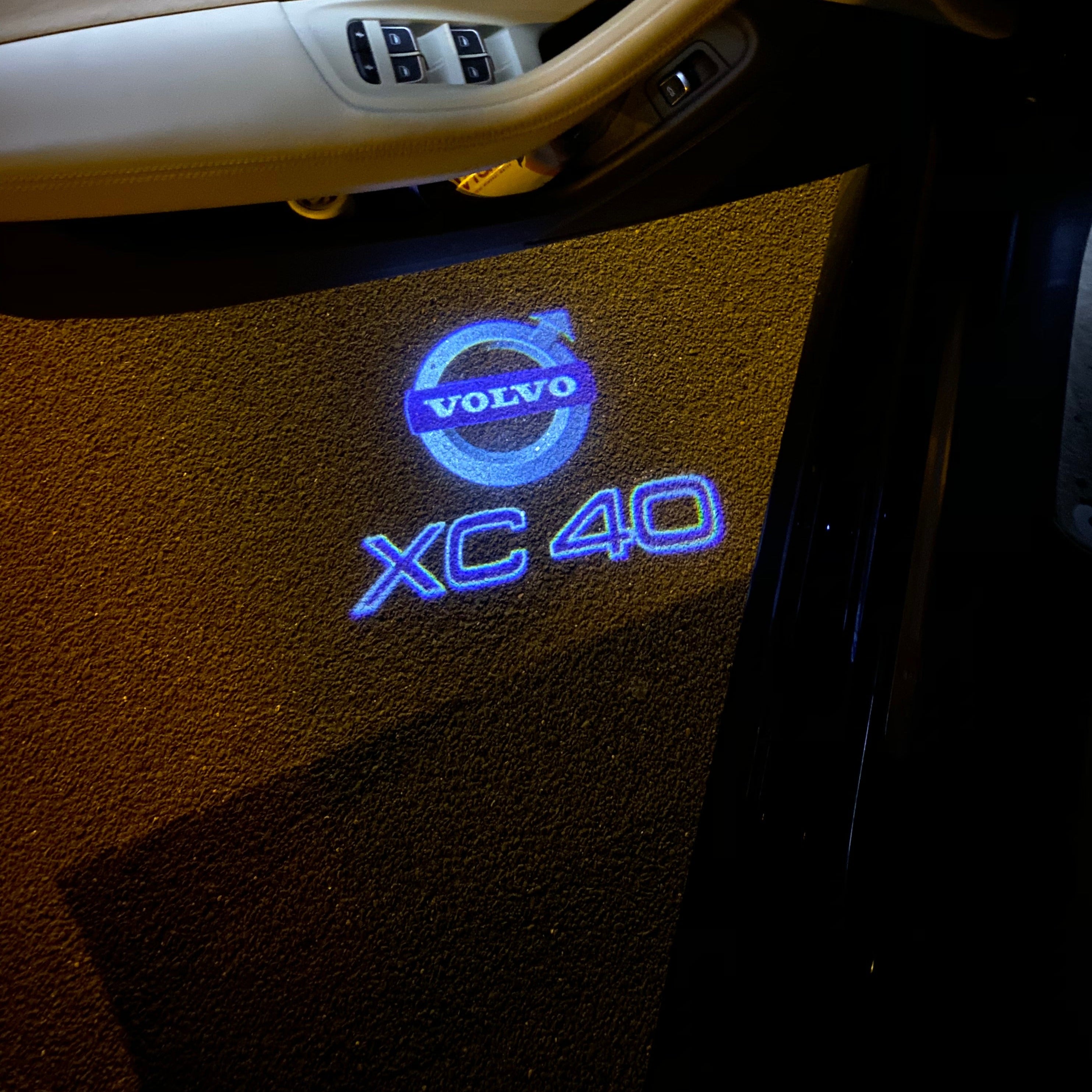 XC 40 LOGO PROJECROTR أضواء Nr.33 (الكمية 1 = 2 شعار فيلم / 2 أضواء الباب)