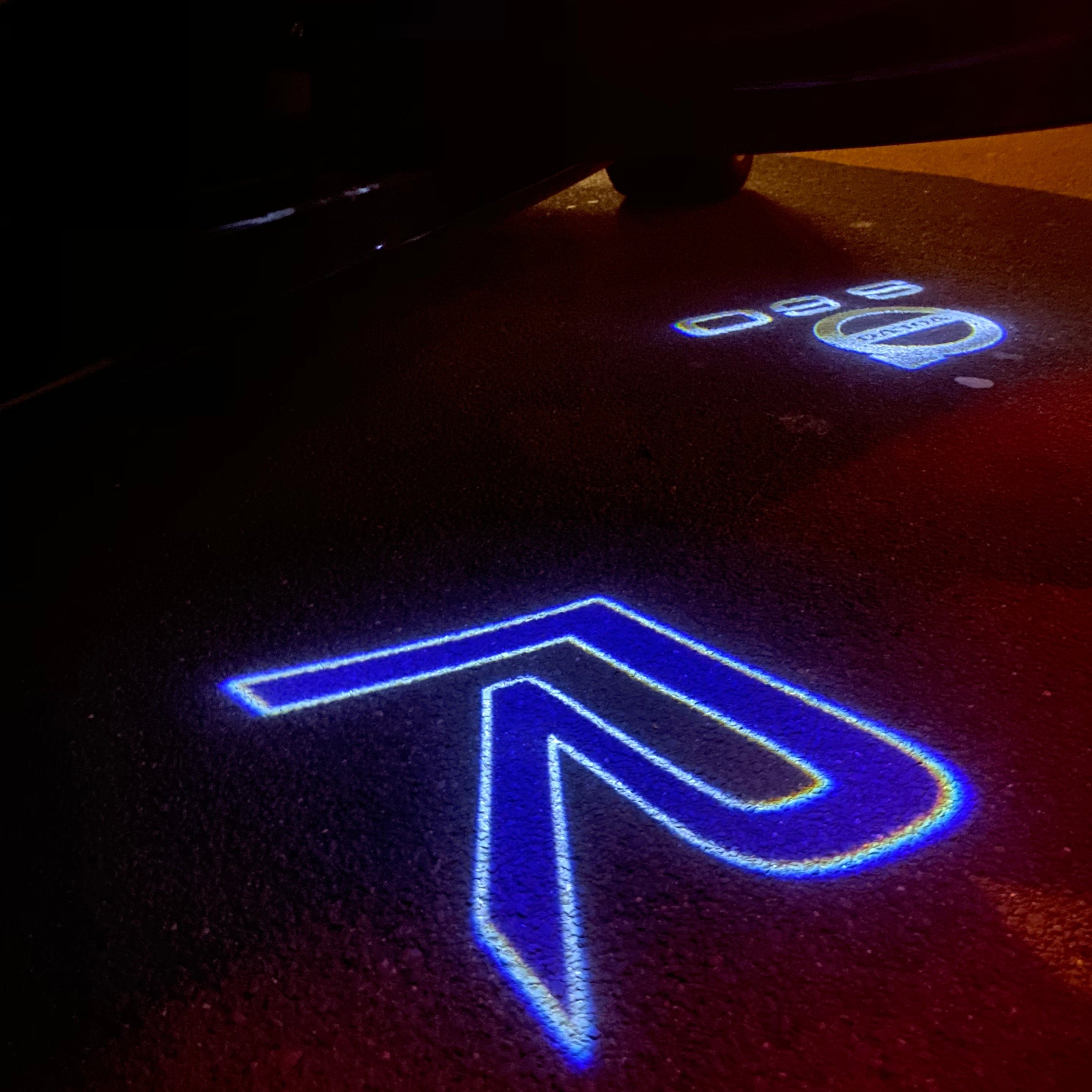 Volvo LOGO PROJECROTR LIGHTS Nr.134 (Menge 1 = 2 Logo Film / 2 Türleuchten)
