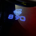 LUCES DEL PROYECTOR DEL LOGOTIPO Volvo Nr.98 (cantidad 1 = 2 Película de logotipo / 2 luces de puerta)