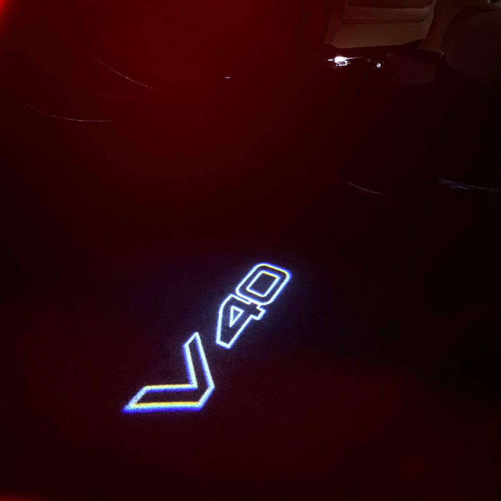 Volvo LOGO PROJECTOR LIGHTS Nr.91 (Menge 1 = 2 Logo Film / 2 Türlichter)