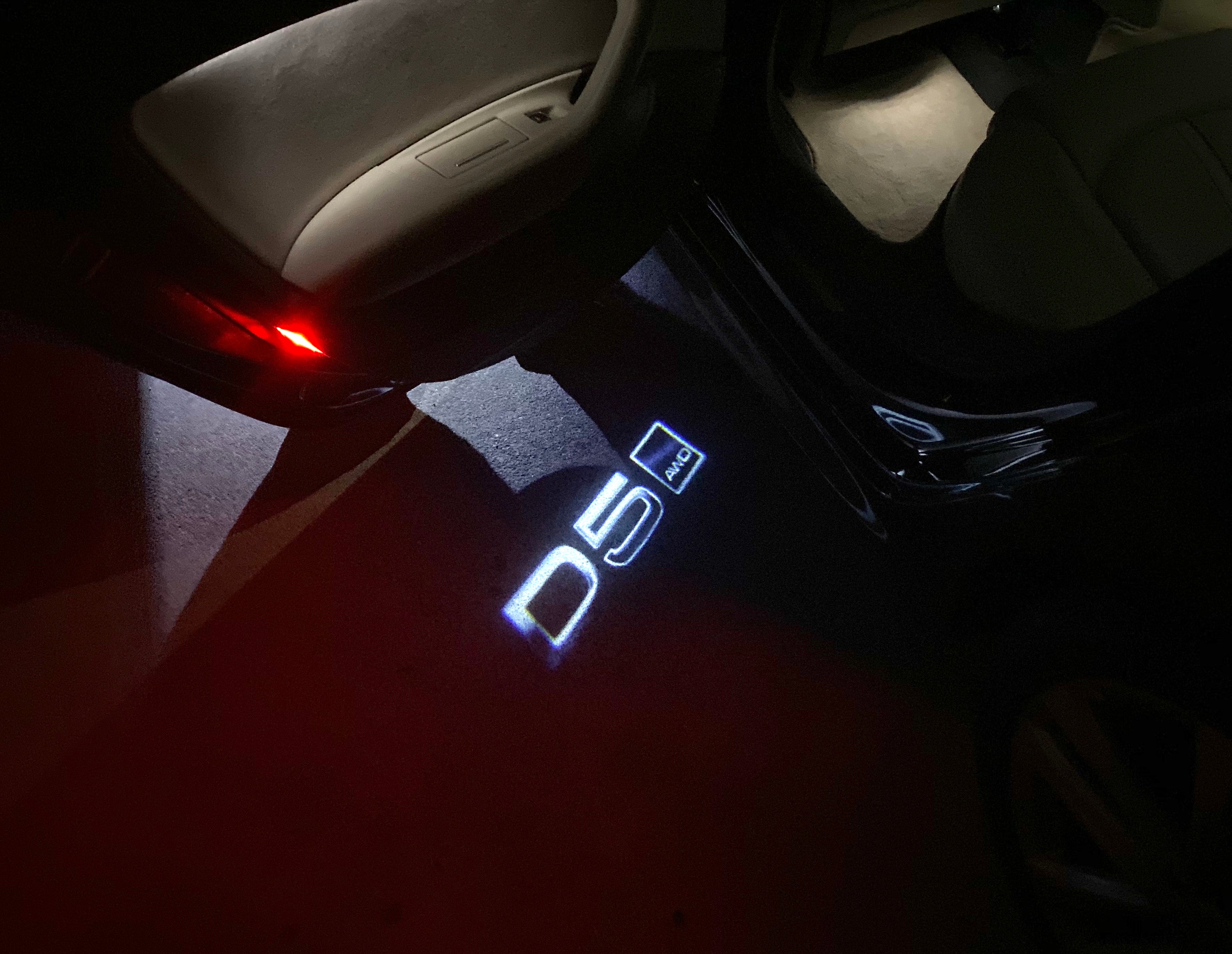 Volvo LOGO PROJECROTR LIGHTS Nr.127 (Menge 1 = 2 Logo Film / 2 Türleuchten)