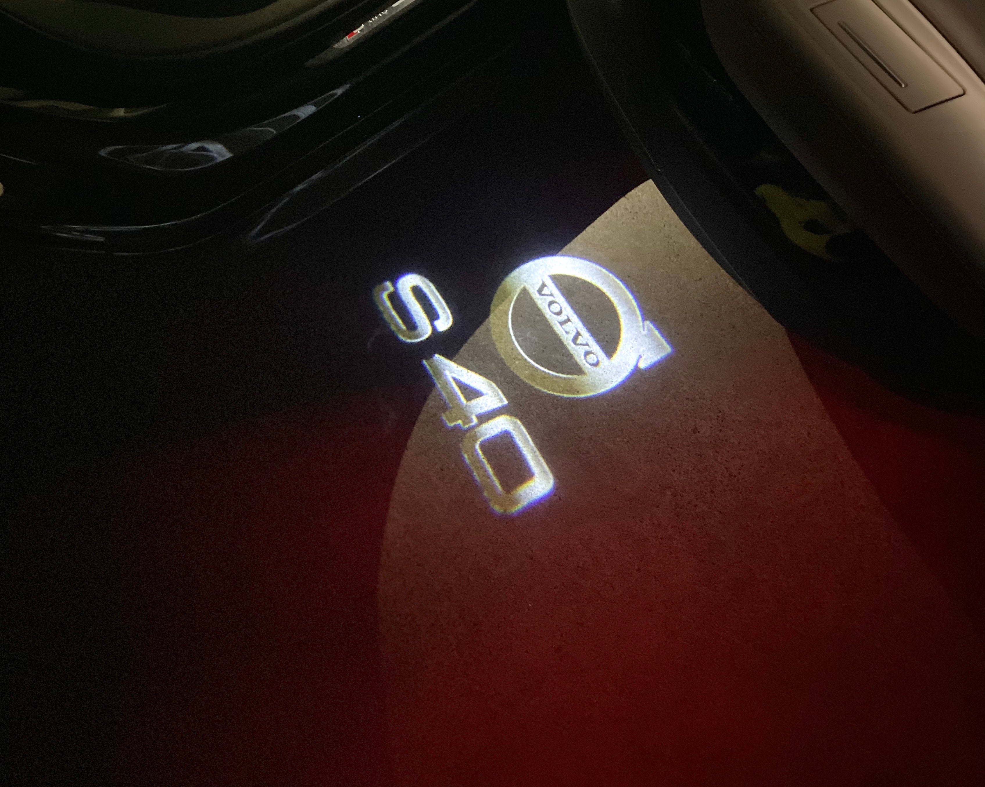 Volvo LOGO PROJECROTR LIGHTS Nr.109 (Menge 1 = 2 Logo Film / 2 Türleuchten)