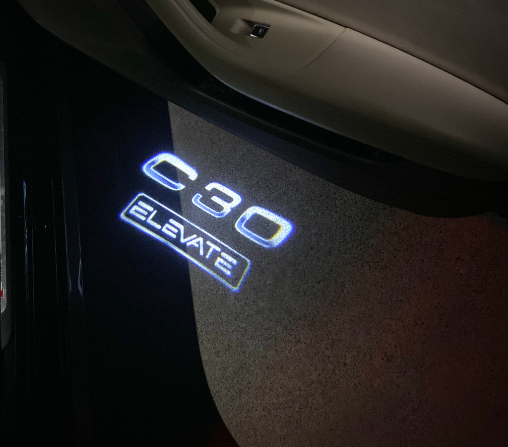 Volvo LOGO PROJECROTR LIGHTS Nr.121 (Menge 1 = 2 Logo Film / 2 Türleuchten)