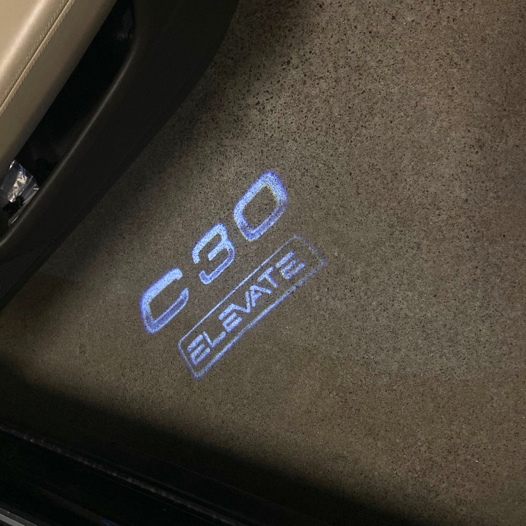 Volvo LOGO PROJECROTR LIGHTS Nr.121 (Menge 1 = 2 Logo Film / 2 Türleuchten)