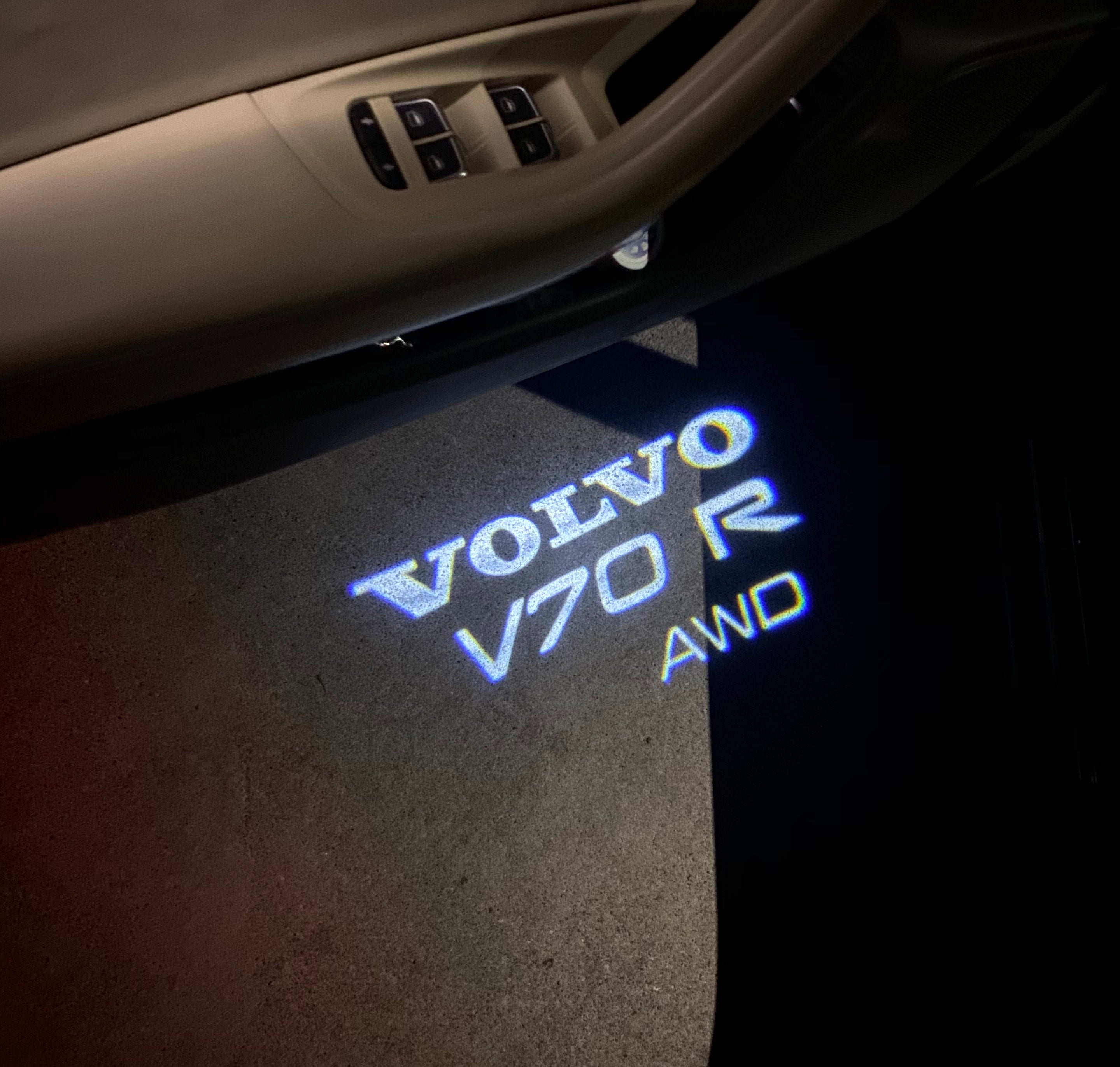 Volvo LOGO PROJECROTR LIGHTS Nr.105 (Menge 1 = 2 Logo Film / 2 Türleuchten)