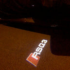 AUDI LOGO PROJECTOT LIGHTS Nr.60 (Menge 1 = 2 Logofolien /2 Türleuchten)
