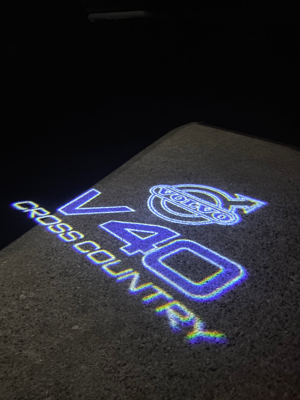 Volvo LOGO PROJECROTR LIGHTS Nr.101 (cantidad 1 = 2 logo película / 2 luces de puerta)